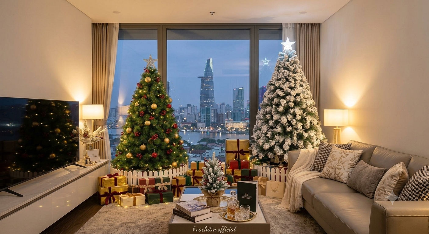 Cẩm Nang Chọn Mua Cây Thông Noel Sang Trọng Cho Căn Hộ