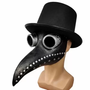 Mặt Nạ Da Dịch Hạch Kèm Nón