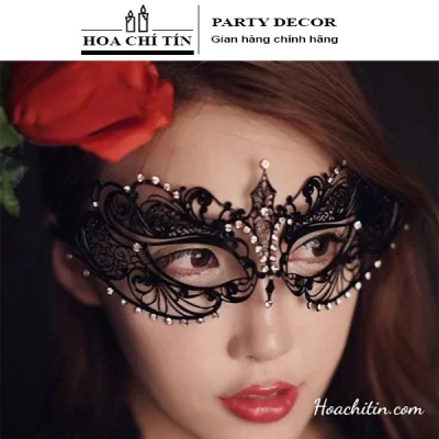Mặt Nạ Hợp Kim Mẫu Vương Phi Đen
