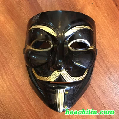 Mặt Nạ Hacker  Đen