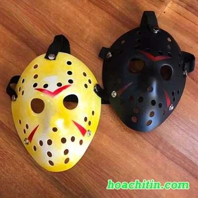 Mặt Nạ Jason Voorhees Vàng Hoặc Đen