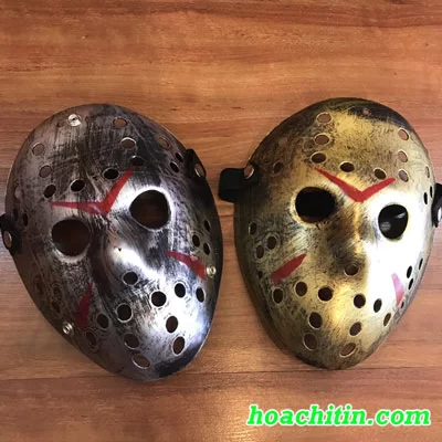 Mặt Nạ Jason Voorhees Xi Vàng Hoăc Xi Bạc