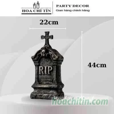 Bia mộ chữ thập bìa nhựa 44cm