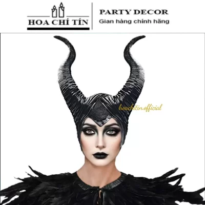 Cài Sừng Tiên Hắc Ám Maleficent cao su 44cm