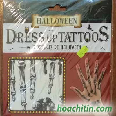 Hình xăm 3D xương tay