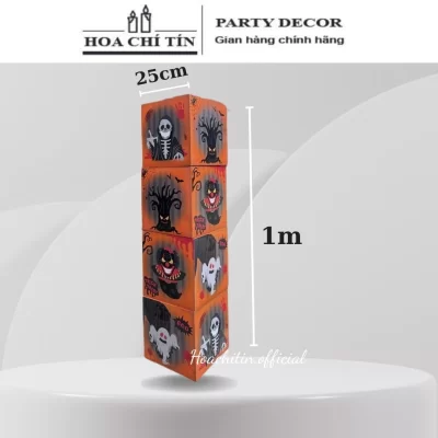 Combo 4 Hộp bí ẩn Halloween 25cm