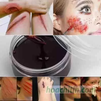 Hũ máu Gel tạo vết thương giả