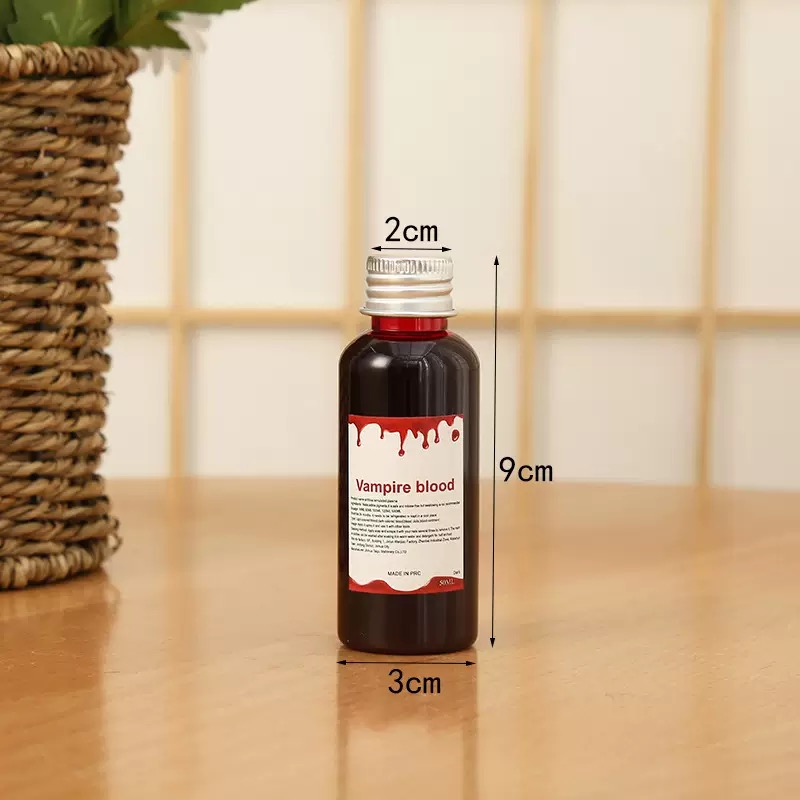 Lọ Máu Giả Hóa Trang Hallowen 50ml Lọ Máu Giả Hóa Trang Hallowen 50ml