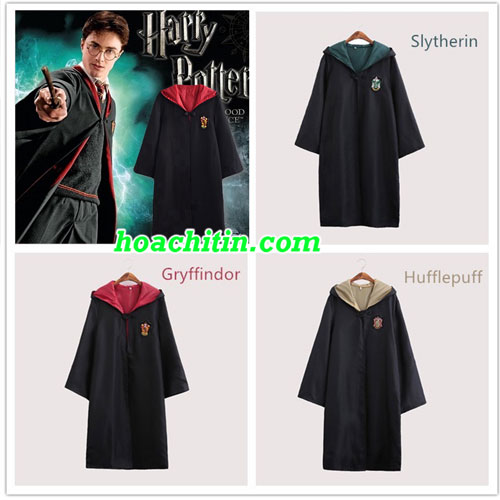 Trọn Bộ Áo Choàng Harry Potter 2 Size M Trên 1m5