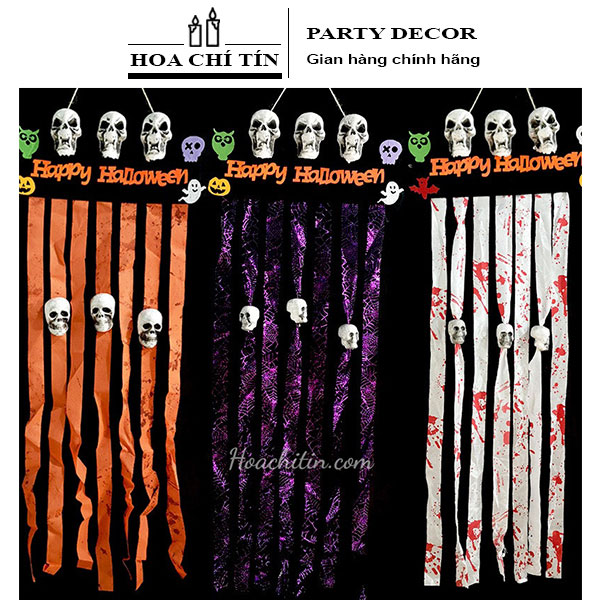 Bảng Treo Đầu Lâu Halloween