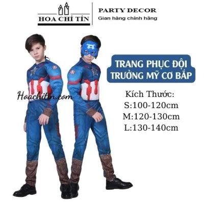 Trang Phục Captain America Đội Trưởng Mỹ