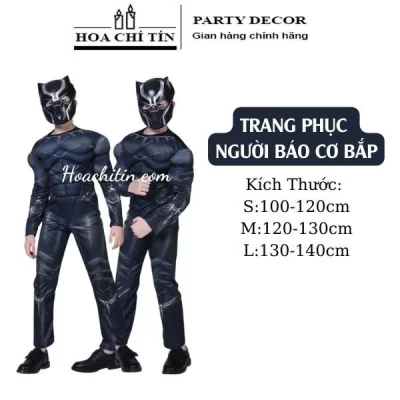 Trang Phục Black Panther Báo Đen Cơ Bắp