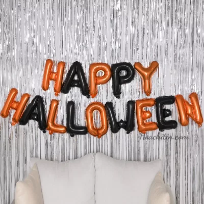 Bong Bóng Chữ Happy Halloween