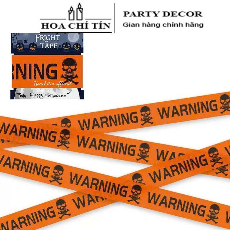 Dây Rào Cảnh Báo Halloween Cam Warning 6m - Hình 2