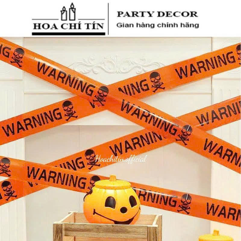 Dây Rào Cảnh Báo Halloween Cam Warning 6m - Hình 1