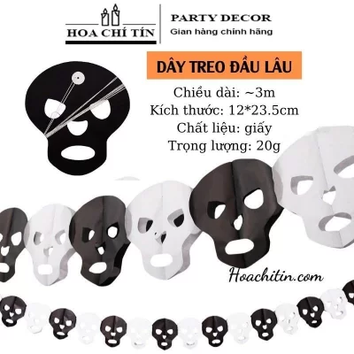 Dây Treo Trang Trí Đầu Lâu