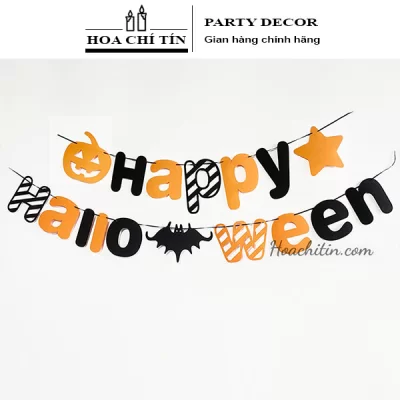 Dây Treo Trang Trí Chữ Happy Halloween