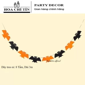 Dây Treo Vải Nỉ Hình Dơi 3m