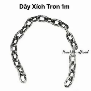 Dây xích xi bạc nhỏ 12mm dài 1m