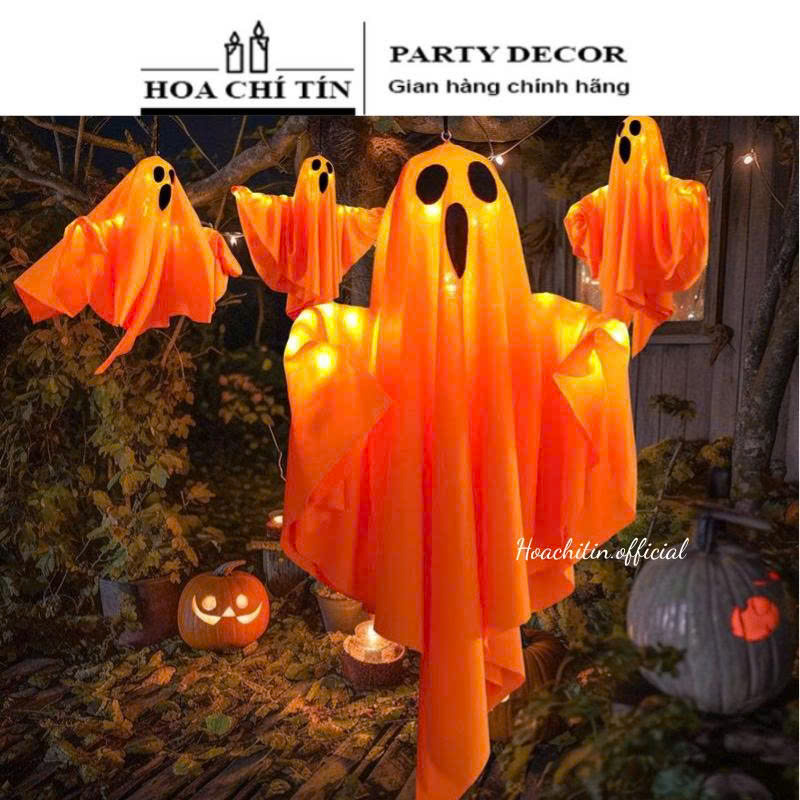 Ma Treo halloween có Đèn size 50cm - Hình 1