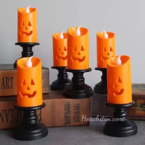 Đèn Led Đèn Cầy Halloween Để Bàn