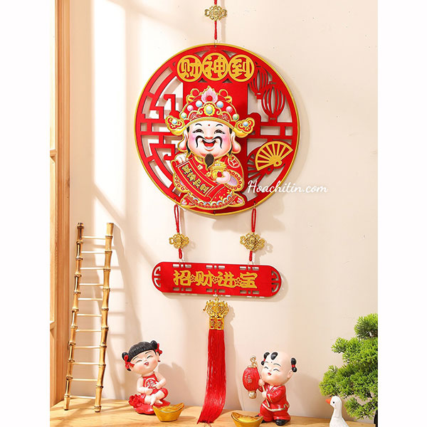 Vòng Thần Tài Lắc 40cm ( tặng móc treo)