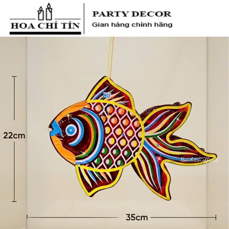 Lồng Đèn Cá Vàng Đỏ 35cm