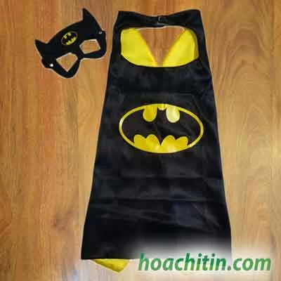 Áo Choàng Mặt Nạ Batman Người Dơi Size S