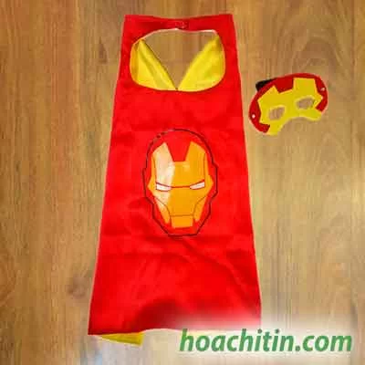 Áo Choàng Mặt Nạ Iron Man Người Sắt Size M