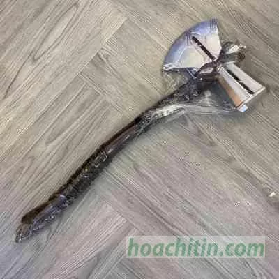 Búa Thor lưỡi rìu nhựa 56x20cm