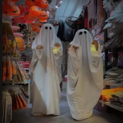 Áo Choàng Ma Trắng size 1m8