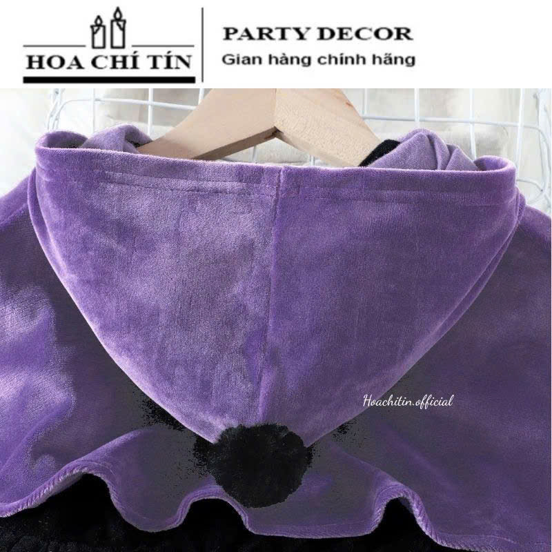 Váy Phù Thủy Đầm Tím Nhung - Hình 1