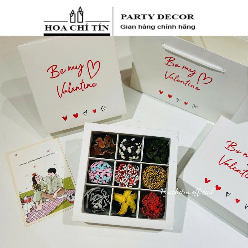 Socola Truffle Hộp Trắng 9 Viên (Mix ngẫu nhiên)